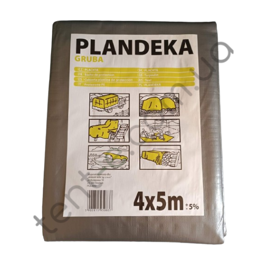 Тент Tarpaulin Plandeka Gruba 210 г/м2 4х5м (+-5%)