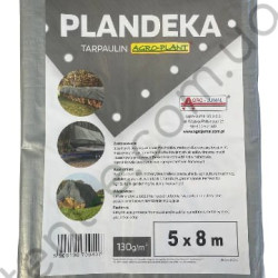 Тент Tarpaulin Plandeka 130 г/м2  5х8м (+-5%)