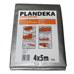Тент Tarpaulin SUPER MOCNY  160 г/м2  4х5м (+-5%)