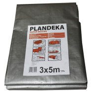 Тент Tarpaulin SUPER MOCNY  160 г/м2  3х5м (+-5%)