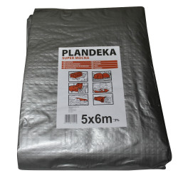 Тент Tarpaulin SUPER MOCNY  160 г/м2  5х6м (+-5%)