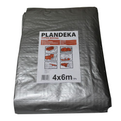 Тент Tarpaulin SUPER MOCNY  160 г/м2  4х6м (+-5%)